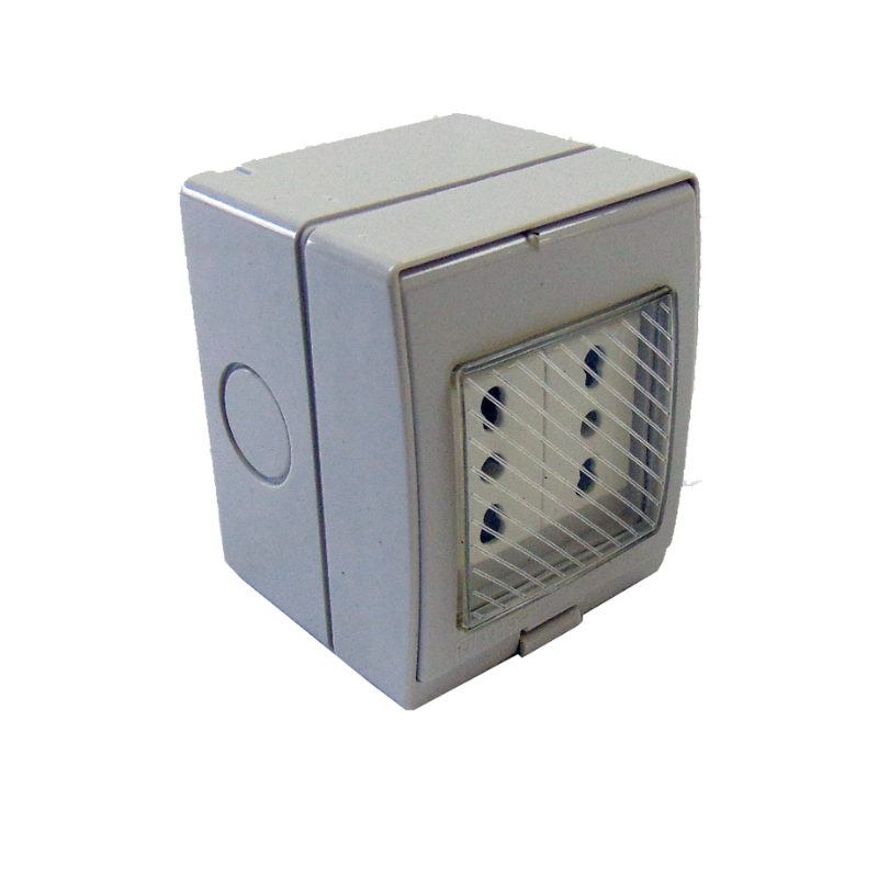 CAJA WATERPROOF DOBLE ENCHUFE 10/16A IP55 - Imagen 2