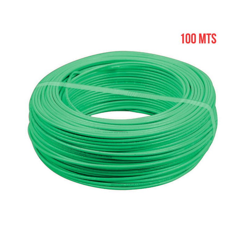 ALAMBRE GEN. 1.5MM VERDE 100MTS