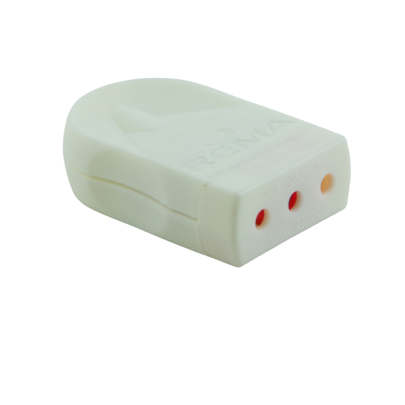 Hembra Volante Marfil 10A 250V C/Alv