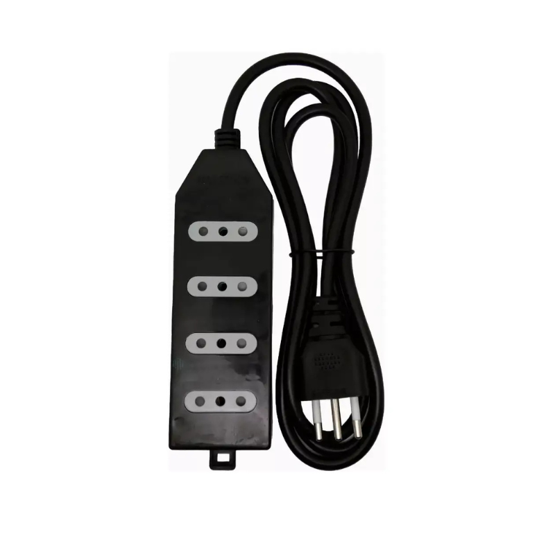 Alargador Zapatilla 4 Posiciones 3 Metros Negro - Imagen 2