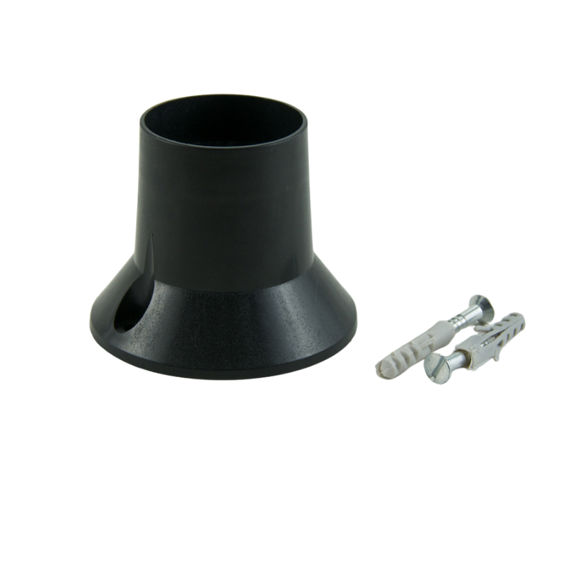 Base Recta Pbt Rosca Inyectada - Negro